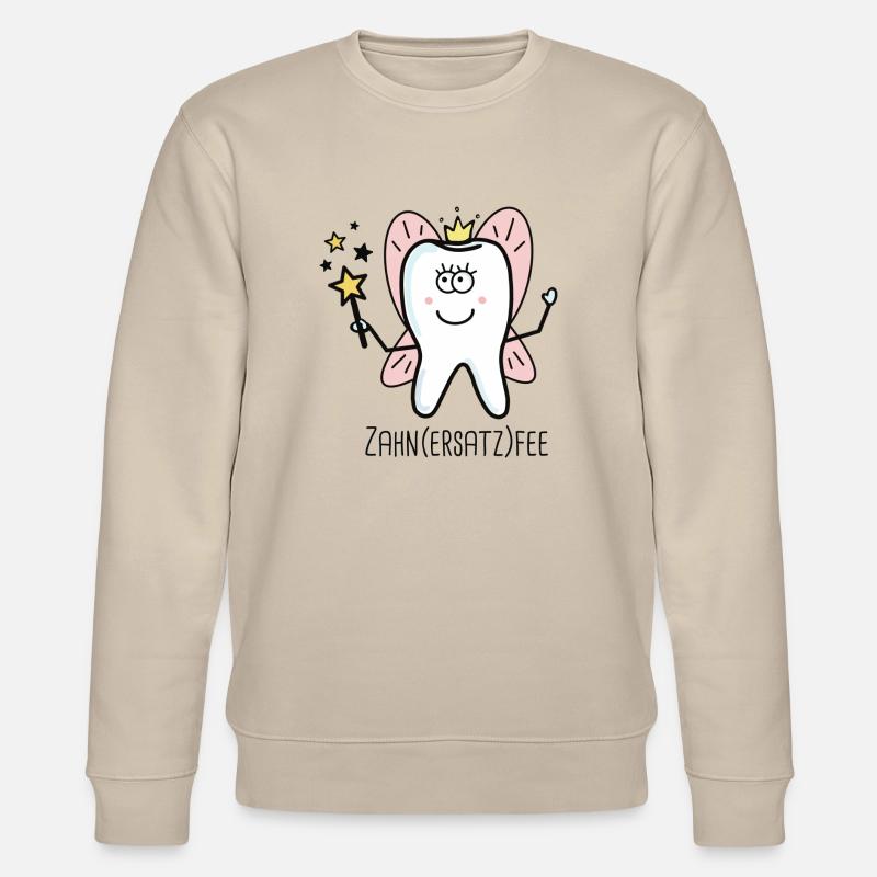 Fée des dents (remplacement) - Sweat bio CHANGER Stanley/Stella Unisexe - beige