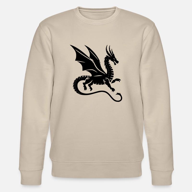 Drache - Stanley/Stella Unisex Bio-Sweatshirt CHANGER  - Beige