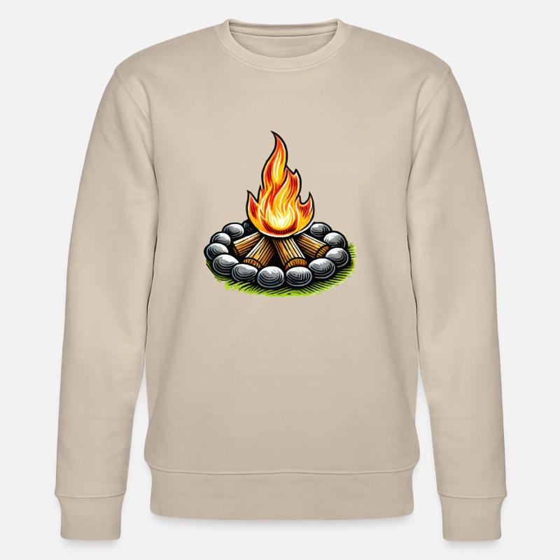 Feu de camp - Sweat bio CHANGER Stanley/Stella Unisexe - beige