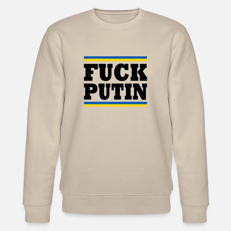 Puck futin - Stanley/Stella Unisex Bio-Sweatshirt CHANGER  - Beige