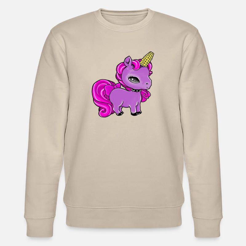 Uni (corn) - Stanley/Stella CHANGER Unisex Organic Sweatshirt - beige