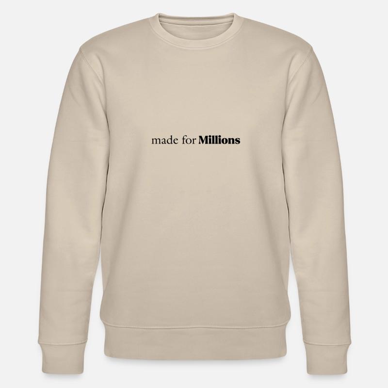 Rich motivation - Stanley/Stella Unisex Bio-Sweatshirt CHANGER  - Beige