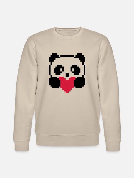 panda-coeur - Sweat bio CHANGER Stanley/Stella Unisexe - beige