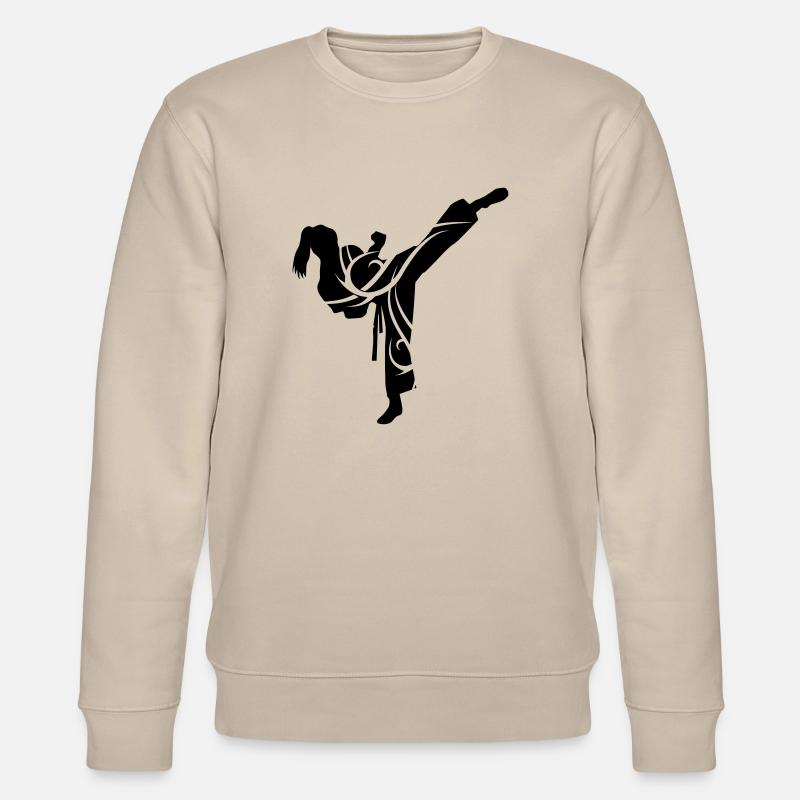 Tribal karate female - Sweat bio CHANGER Stanley/Stella Unisexe - beige
