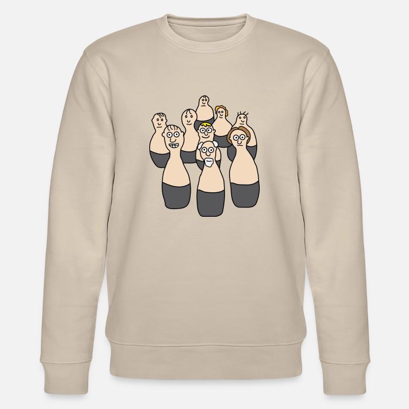 Kegeln/Bowling - Stanley/Stella Unisex Bio-Sweatshirt CHANGER - Beige