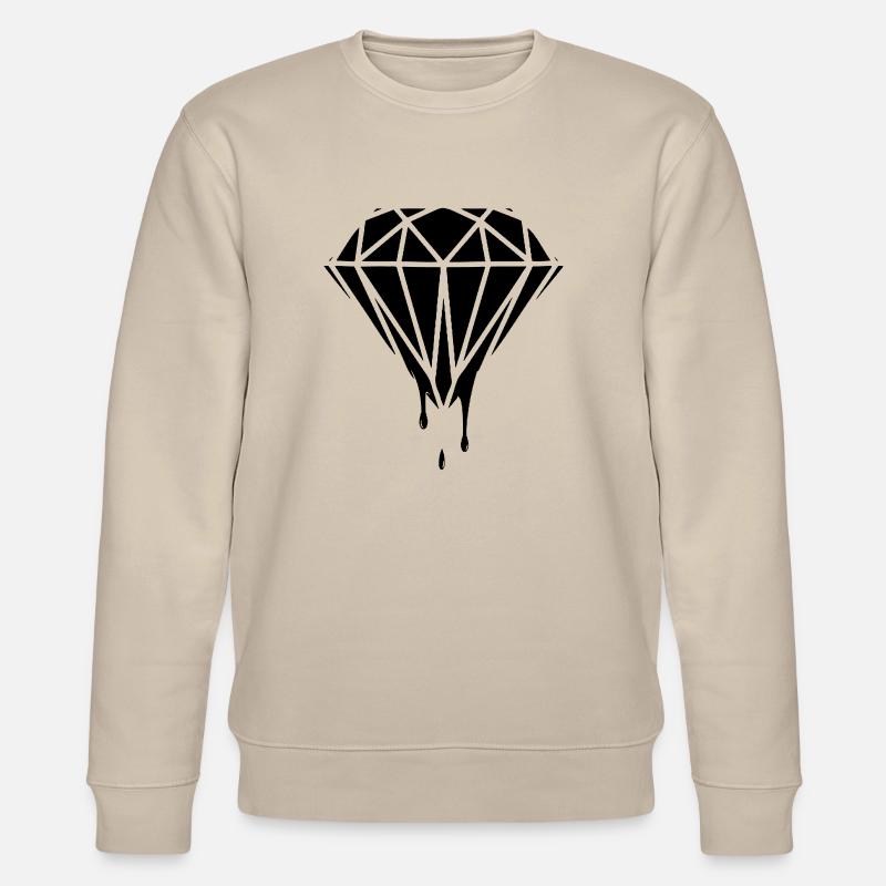 Dripping diamant - Sweat bio CHANGER Stanley/Stella Unisexe - beige
