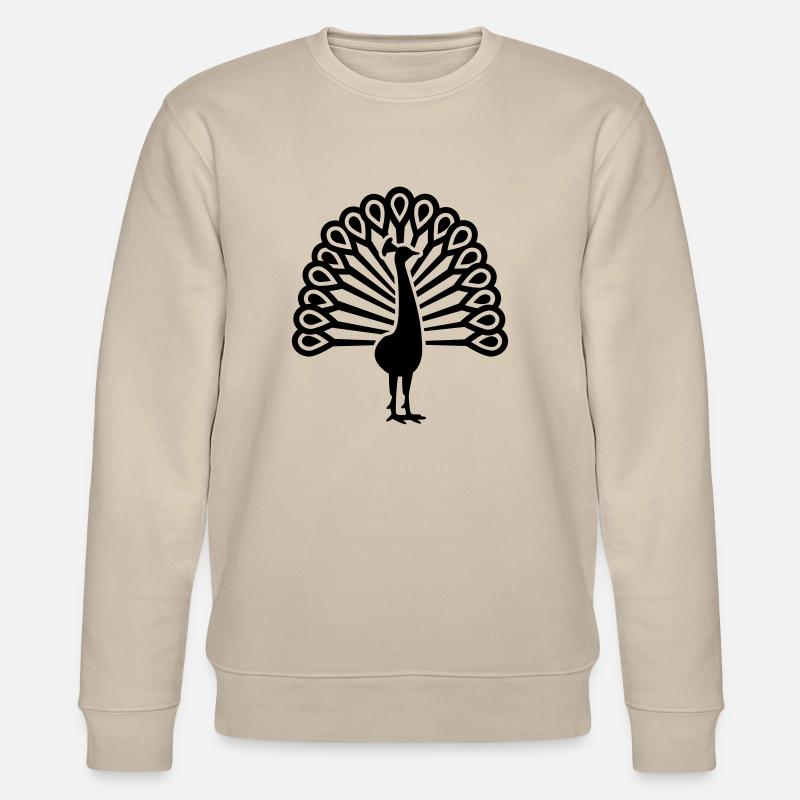 Pfau - Stanley/Stella Unisex Bio-Sweatshirt CHANGER  - Beige