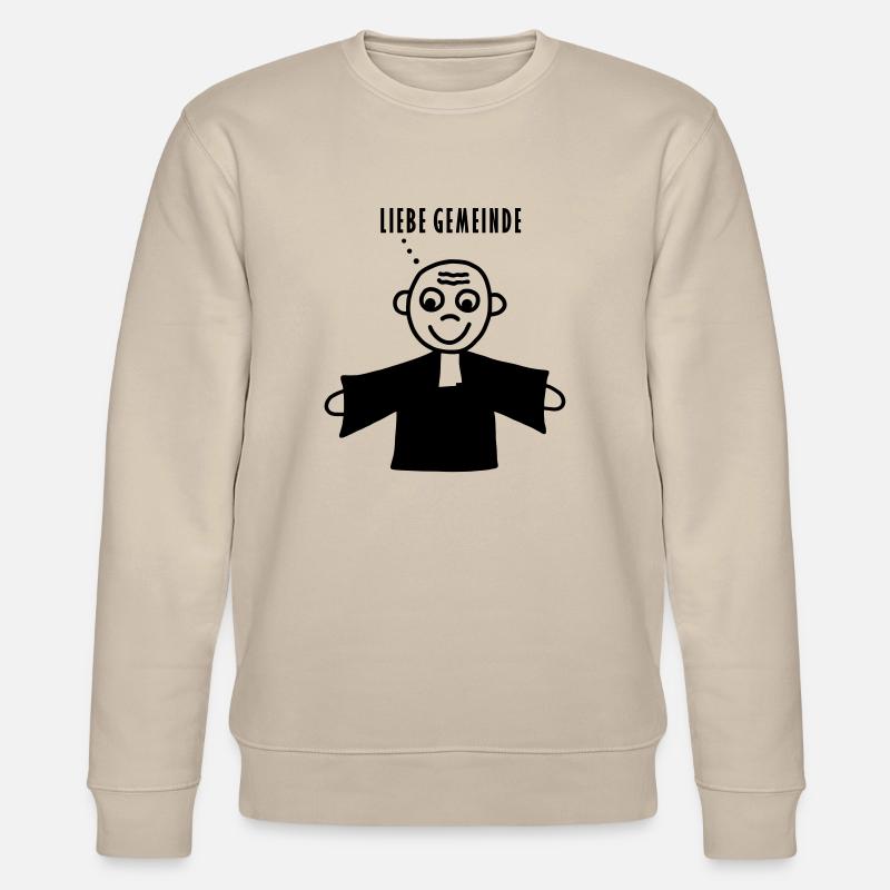 Liebe Gemeinde - Stanley/Stella Unisex Bio-Sweatshirt CHANGER  - Beige