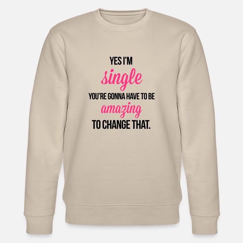 Single - Sweat bio CHANGER Stanley/Stella Unisexe - beige