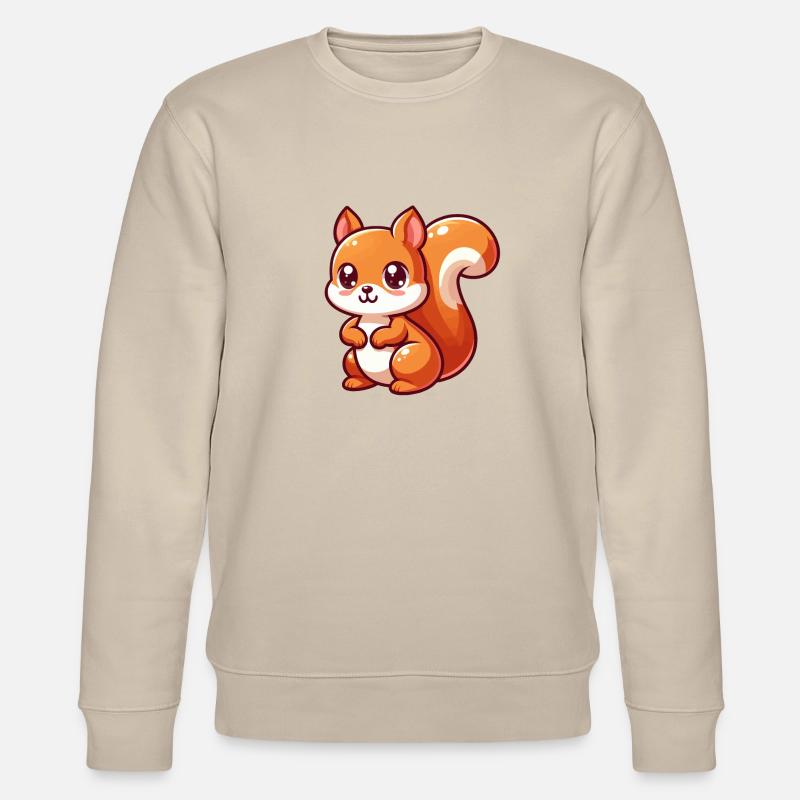 Ecureuil Kawaii - Sweat bio CHANGER Stanley/Stella Unisexe - beige