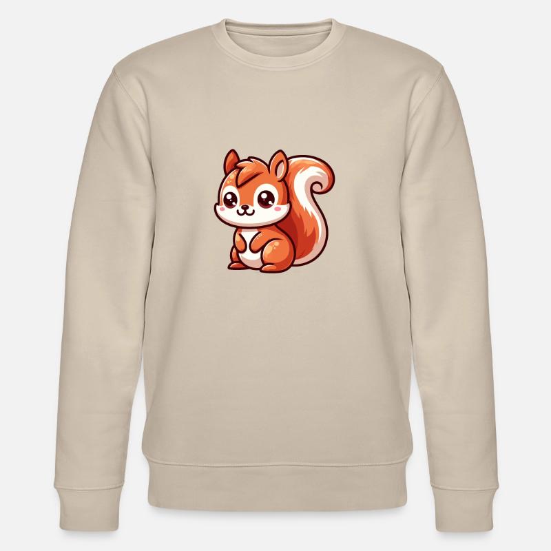 Petit Ecureuil Mignon - Sweat bio CHANGER Stanley/Stella Unisexe - beige