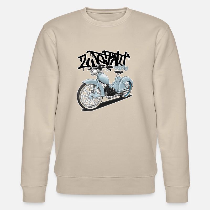 SR2 (hellblau) // Illustration - Stanley/Stella Unisex Bio-Sweatshirt CHANGER  - Beige