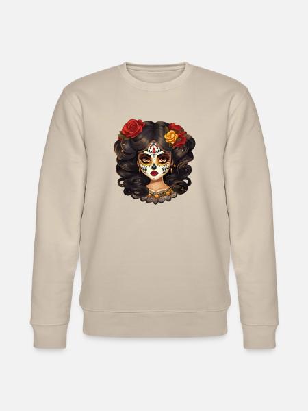 Sweet Catrina Rouge & Or - Sweat bio CHANGER Stanley/Stella Unisexe - beige