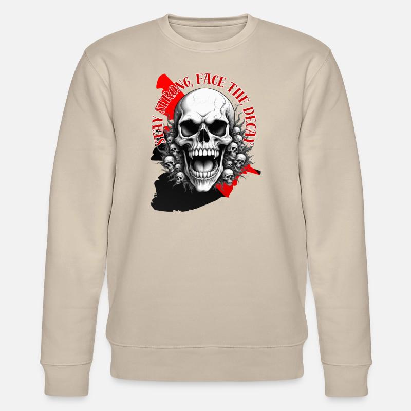 Stay strong, face the Decay - Stanley/Stella CHANGER Unisex Organic Sweatshirt - beige