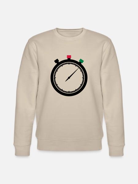 Stoppuhr - Stanley/Stella Unisex Bio-Sweatshirt CHANGER  - Beige