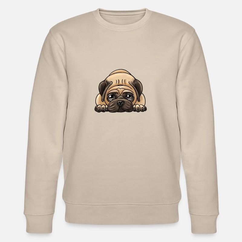 Mops - Stanley/Stella Unisex Bio-Sweatshirt CHANGER  - Beige