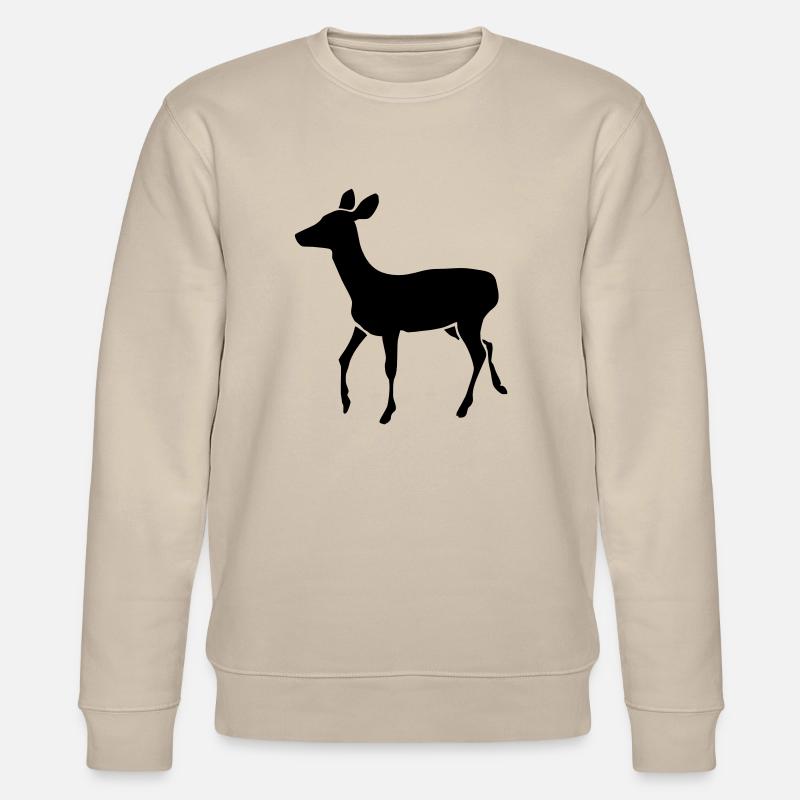 Hirschkuh - Stanley/Stella Unisex Bio-Sweatshirt CHANGER - Beige