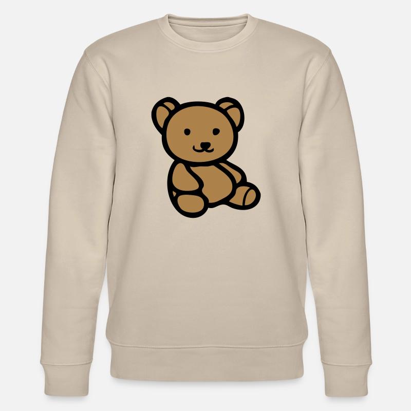 baer bar teddy teddybär - Stanley/Stella Unisex Bio-Sweatshirt CHANGER  - Beige