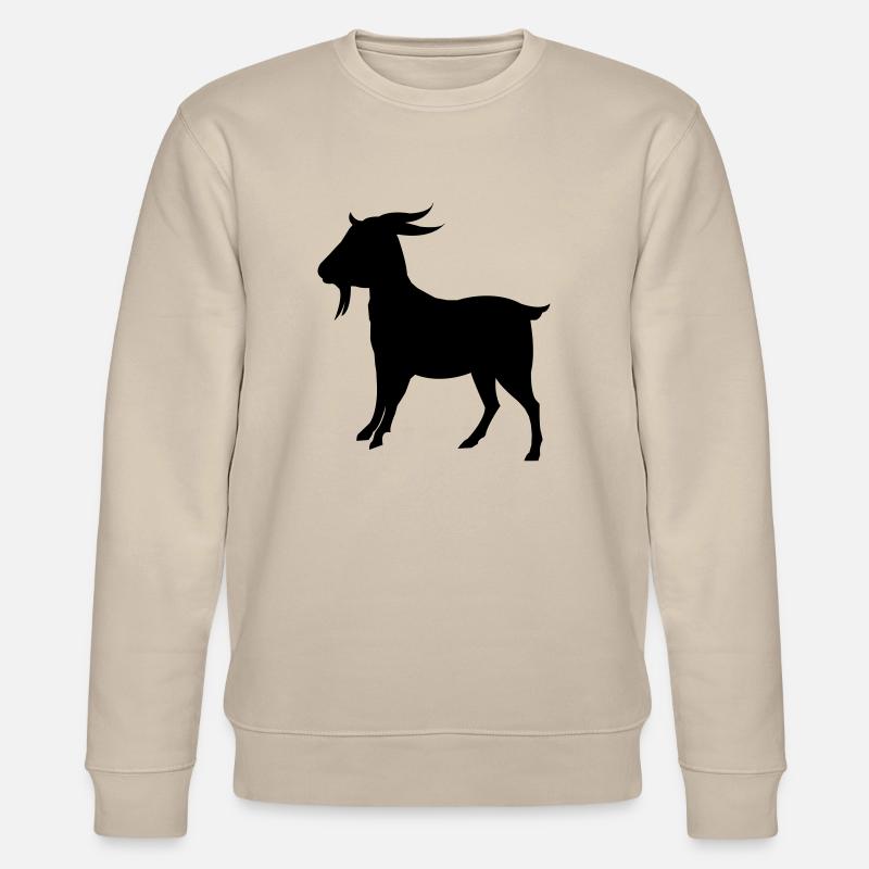 ziege - Stanley/Stella Unisex Bio-Sweatshirt CHANGER  - Beige