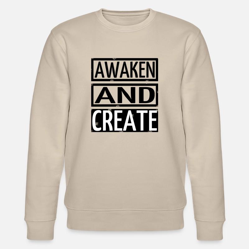 anniversaire, compréhension, clarté, blague, conscience - Sweat bio CHANGER Stanley/Stella Unisexe - beige