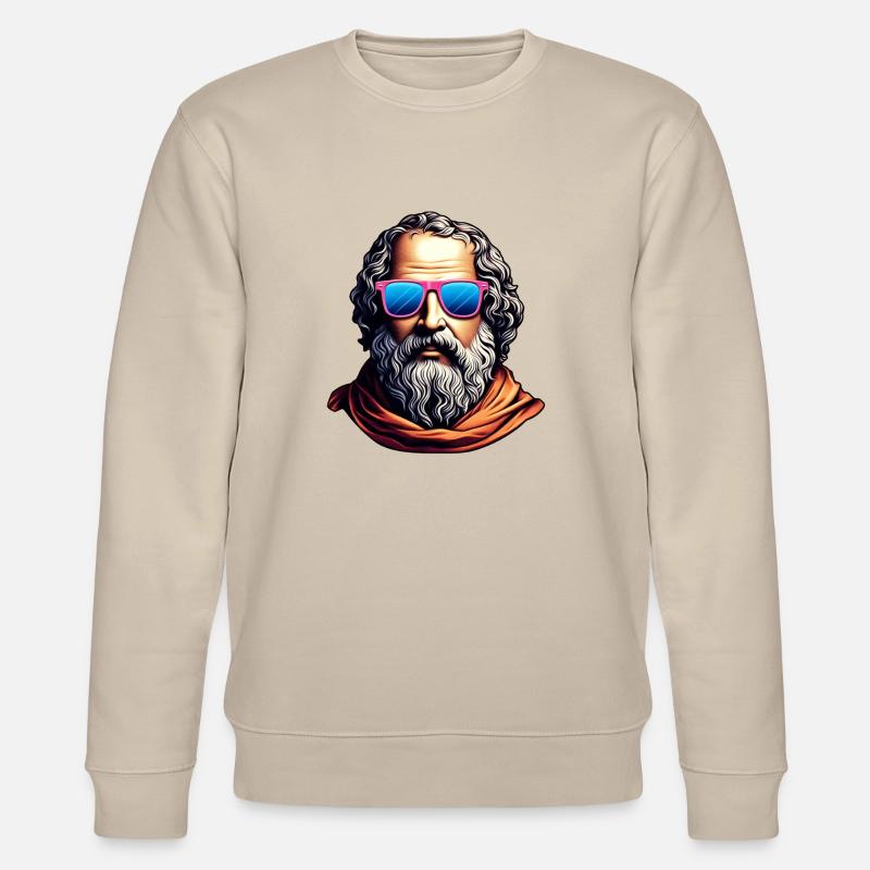 Buste Philosophe Rétro - Sweat bio CHANGER Stanley/Stella Unisexe - beige