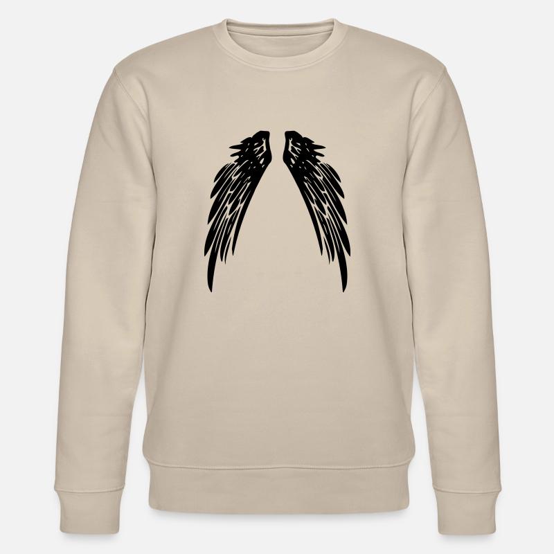 EngelFlügel - Stanley/Stella Unisex Bio-Sweatshirt CHANGER  - Beige