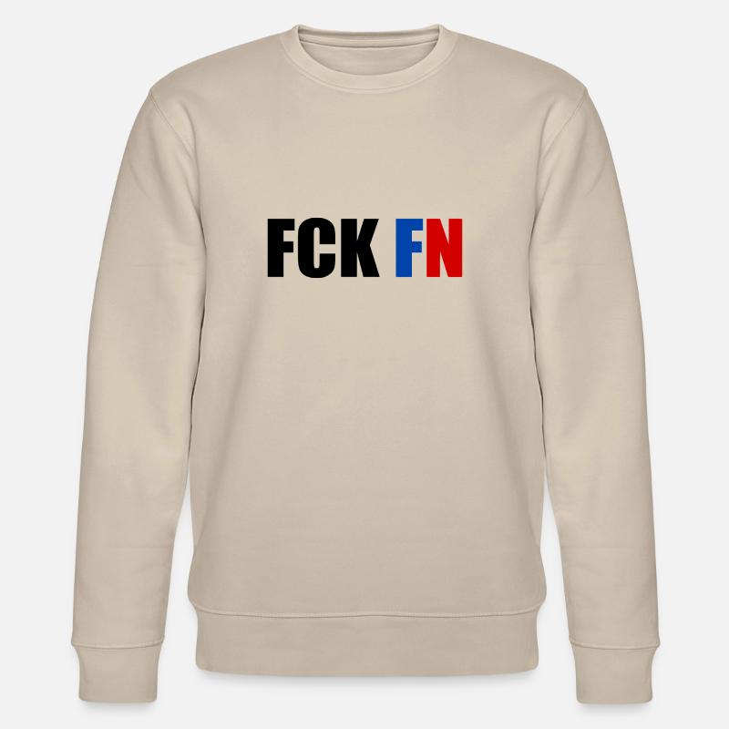 Fck fn - Stanley/Stella Unisex Bio-Sweatshirt CHANGER  - Beige