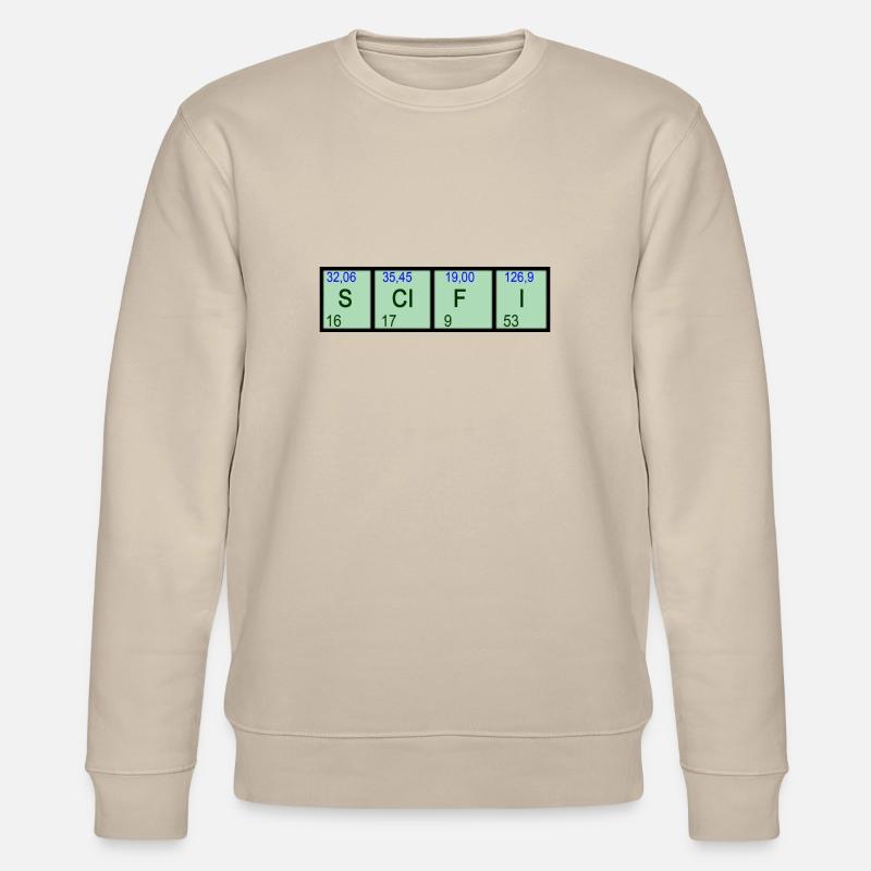 SCIFI Elemente - Stanley/Stella Unisex Bio-Sweatshirt CHANGER  - Beige