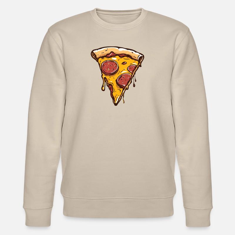 Pizza - Sweat bio CHANGER Stanley/Stella Unisexe - beige
