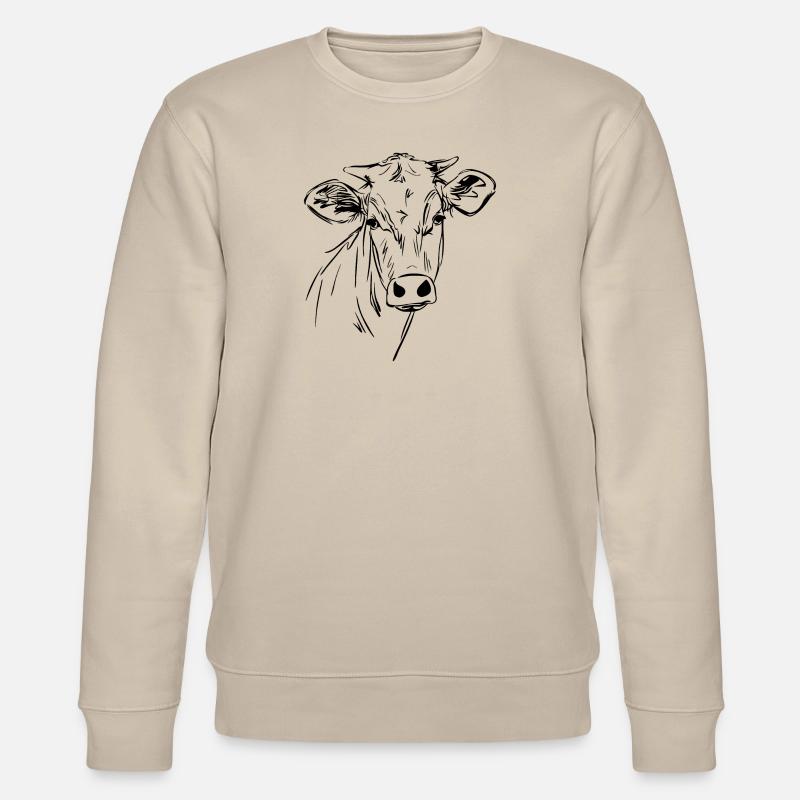 Kuh Kühe - Stanley/Stella Unisex Bio-Sweatshirt CHANGER  - Beige