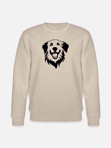 Golden Retriever Dog - Stanley/Stella CHANGER Unisex Organic Sweatshirt - beige