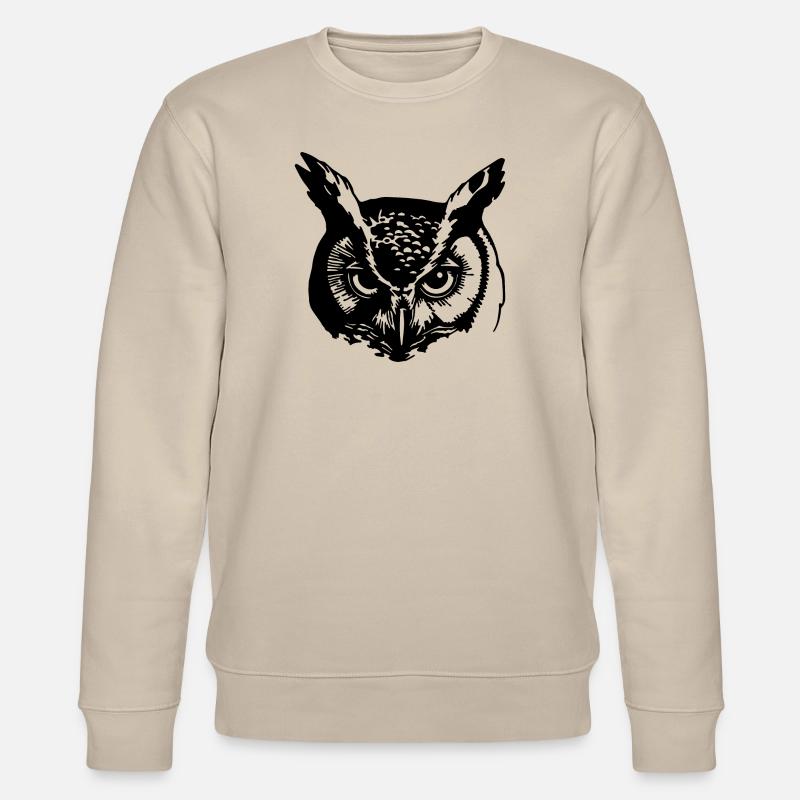 Eule - Stanley/Stella Unisex Bio-Sweatshirt CHANGER  - Beige