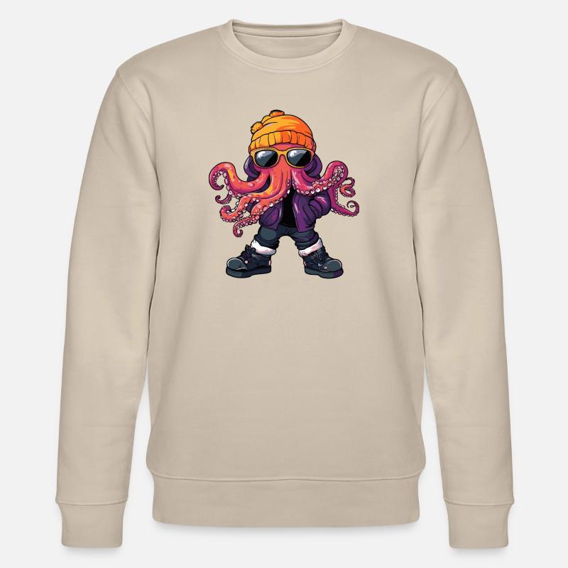Octopus Cool BD - Sweat bio CHANGER Stanley/Stella Unisexe - beige