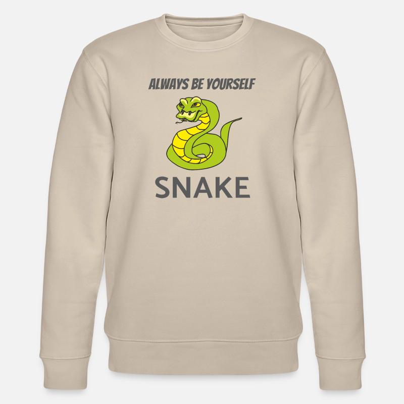 Soyez toujours vous-même SERPENT - Sweat bio CHANGER Stanley/Stella Unisexe - beige