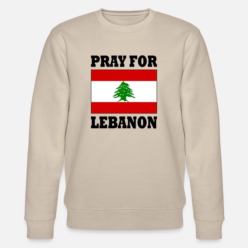Pray for lebanon - Stanley/Stella Unisex Bio-Sweatshirt CHANGER  - Beige