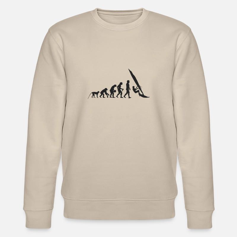 Evolution Windsurfing - Stanley/Stella Unisex Bio-Sweatshirt CHANGER  - Beige