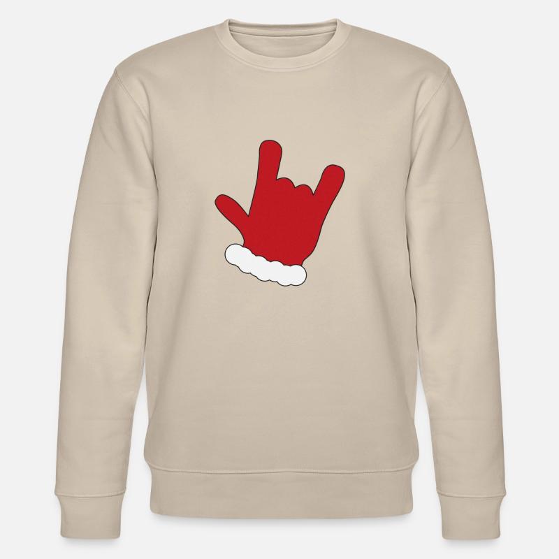 Weihnachten - Stanley/Stella Unisex Bio-Sweatshirt CHANGER  - Beige