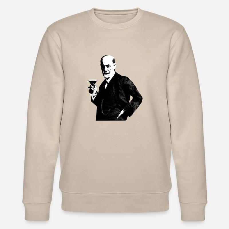 Sigmund Freud - Stanley/Stella Unisex Bio-Sweatshirt CHANGER  - Beige