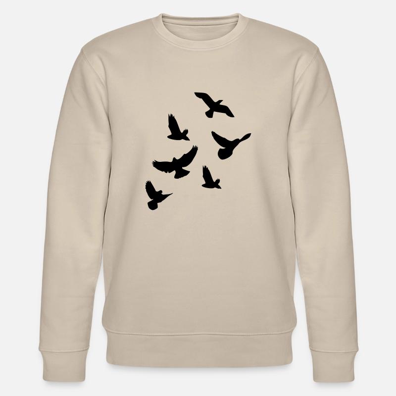 Oiseaux - Sweat bio CHANGER Stanley/Stella Unisexe - beige
