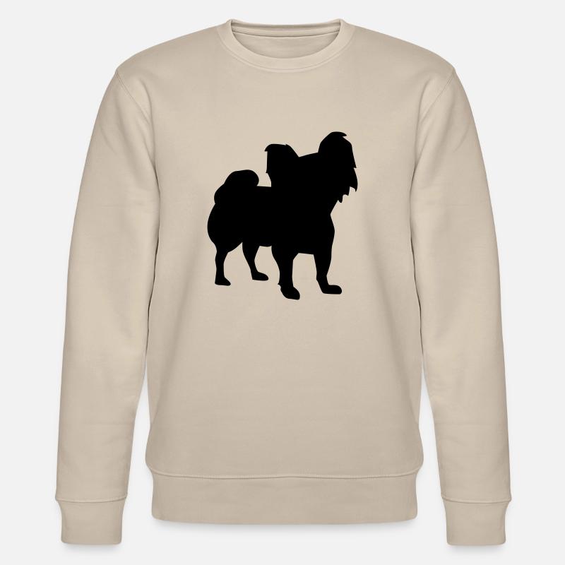 Zwergspaniel - Stanley/Stella Unisex Bio-Sweatshirt CHANGER  - Beige