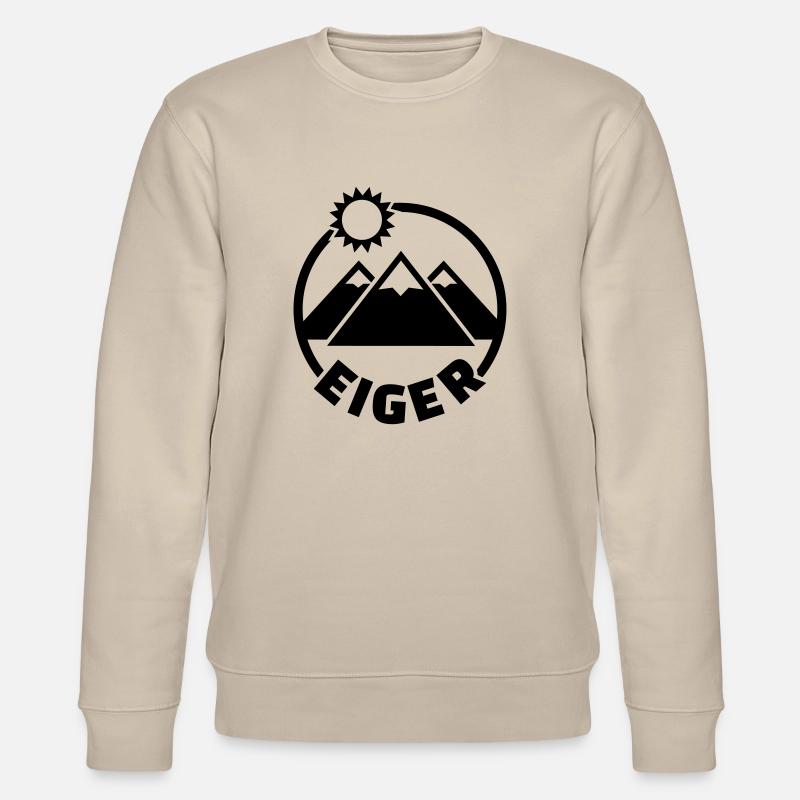 Eiger - Stanley/Stella Unisex Bio-Sweatshirt CHANGER  - Beige