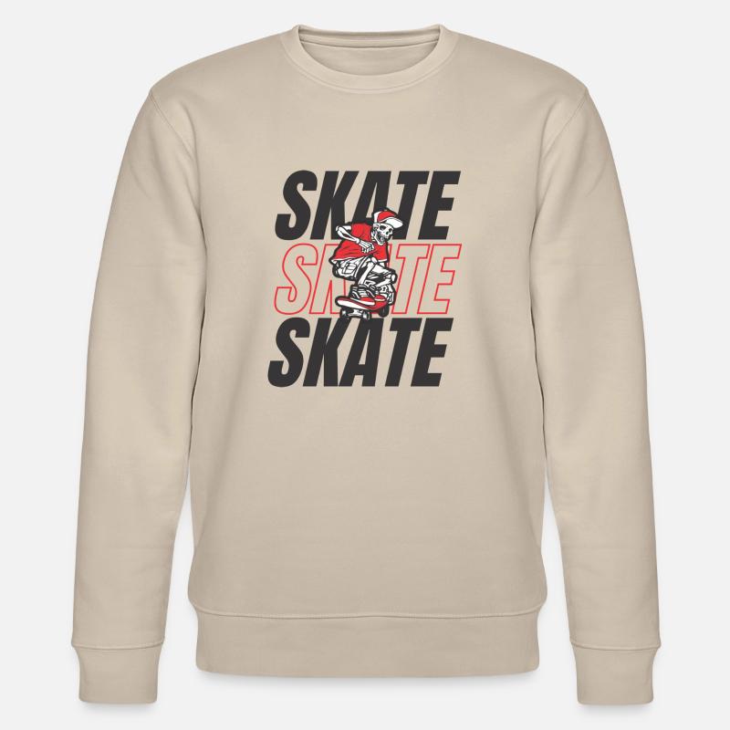 Skateboard - Stanley/Stella Unisex Bio-Sweatshirt CHANGER  - Beige