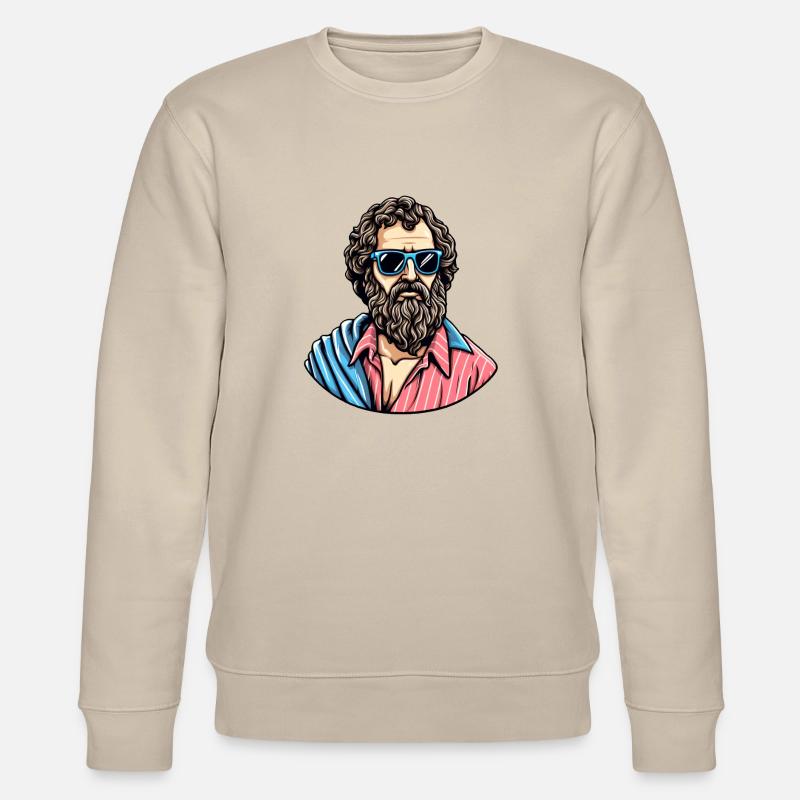 Look philosophe cool décontracté - Sweat bio CHANGER Stanley/Stella Unisexe - beige