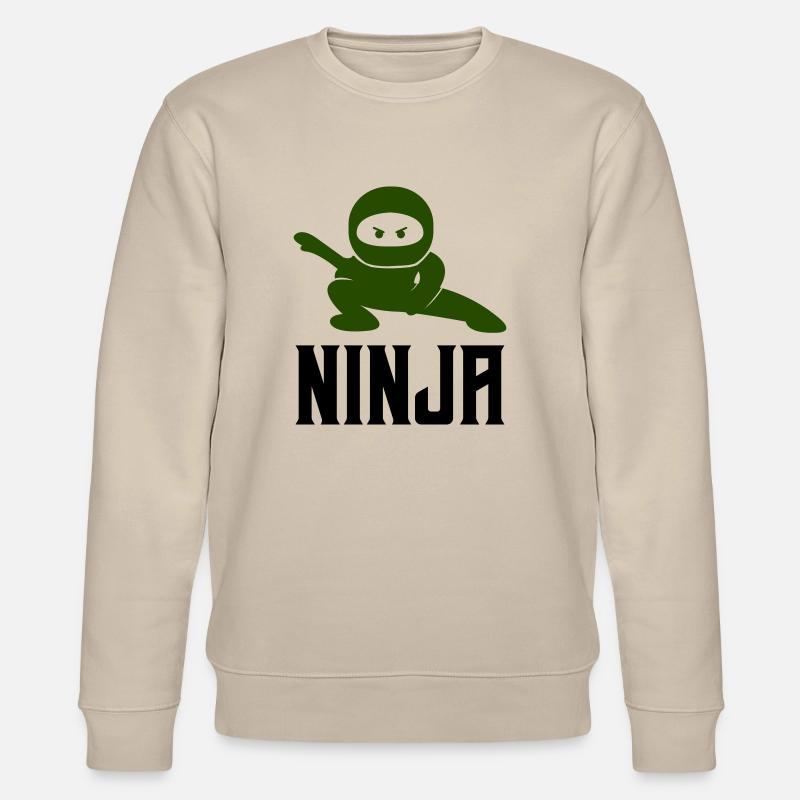 Bande dessinée Ninja - Sweat bio CHANGER Stanley/Stella Unisexe - beige