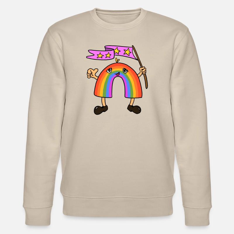 Regenbogen - Stanley/Stella Unisex Bio-Sweatshirt CHANGER  - Beige