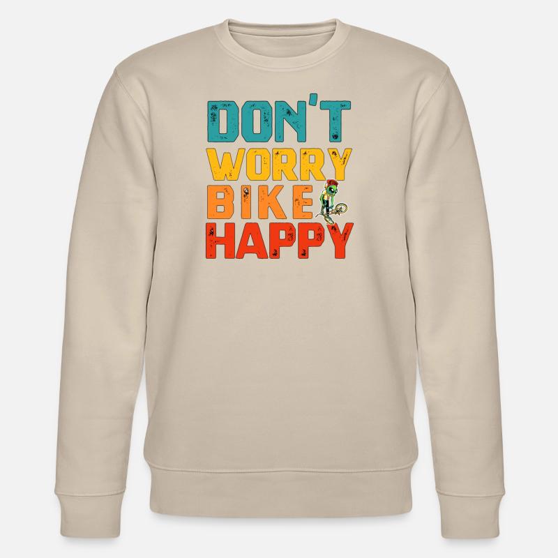 Pédalez heureux ! - Sweat bio CHANGER Stanley/Stella Unisexe - beige