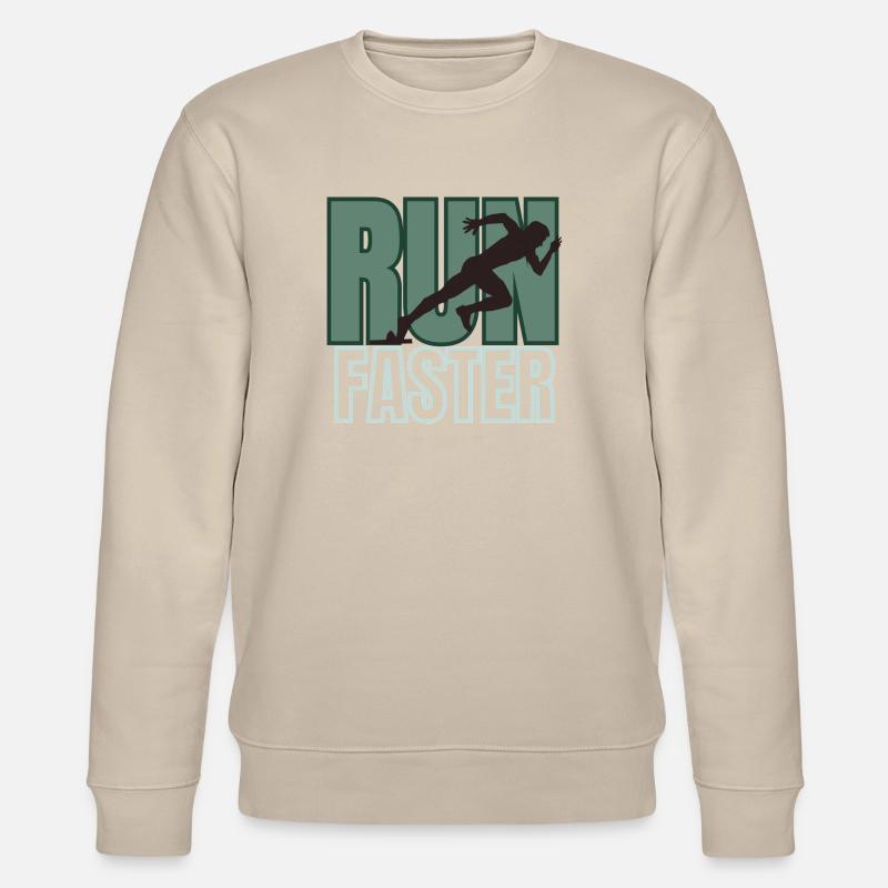 L’athlète court plus vite - Sweat bio CHANGER Stanley/Stella Unisexe - beige