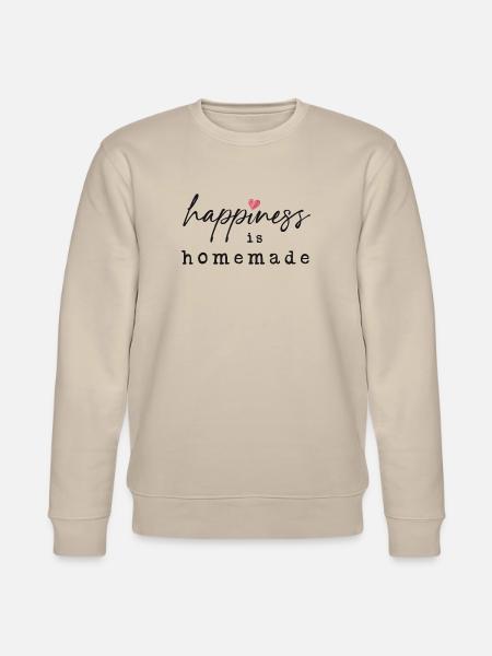Happiness is Homemade - Stanley/Stella Unisex Bio-Sweatshirt CHANGER  - Beige