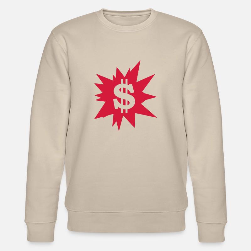 dollar - Stanley/Stella Unisex Bio-Sweatshirt CHANGER  - Beige