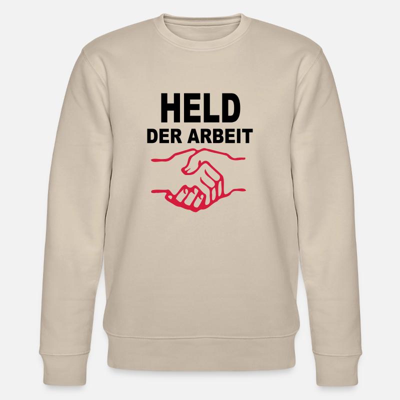 Held der Arbeit - Stanley/Stella Unisex Bio-Sweatshirt CHANGER  - Beige